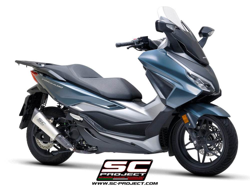 SC Project S2 Titanium Silencer Honda Forza 350 2021-24 - Motorcycle Performance Store