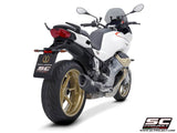 SC Project SC1-R Black Titanium Silencer Moto Guzzi V100 Mandello 2023-24 - Motorcycle Performance Store