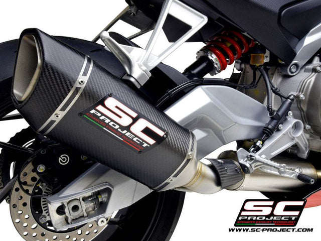 SC Project SC1-R Carbon Exhaust System APRILIA RS660 2020-24 - Motorcycle Performance Store