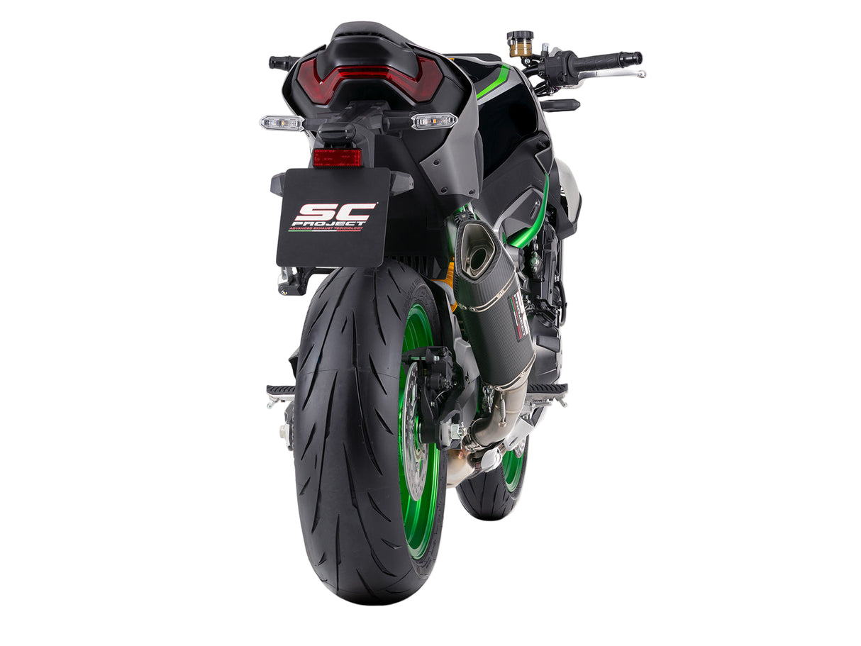 SC Project SC1-R Carbon Fibre Silencer Kawasaki Z900 2025-26 - Slip on Silencer