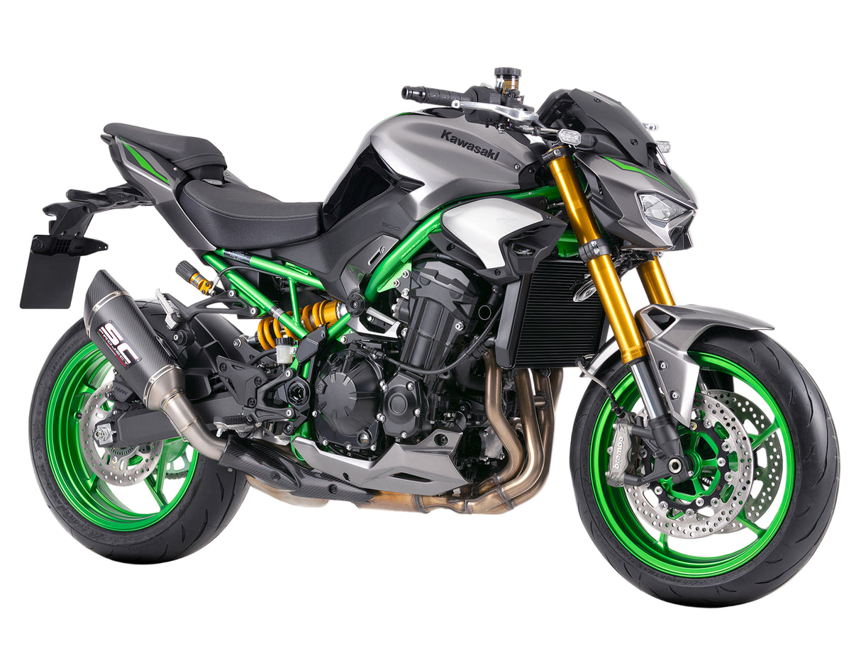 SC Project SC1-R Carbon Fibre Silencer Kawasaki Z900 2025-26 - Slip on Silencer