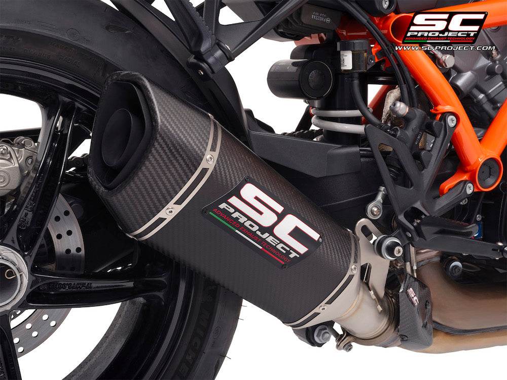 SC Project SC1-R Carbon Silencer KTM 1390 Superduke R 2024-25 - Motorcycle Performance Store