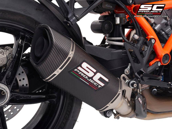 SC Project SC1-R Carbon Silencer KTM 1390 Superduke R 2024-25 - Motorcycle Performance Store