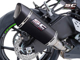 SC Project SC1-R Carbon Silencer Kawasaki ZX-6R 2024-25 - Motorcycle Performance Store