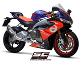 SC Project SC1-R Trofeo Carbon Exhaust System APRILIA RS660 2020-24 - Motorcycle Performance Store