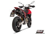SC Project SC1-S Carbon Underseat Silencers Ducati Hypermotard 698 2024 - Motorcycle Performance Store