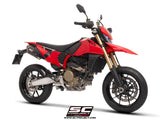 SC Project SC1-S Carbon Underseat Silencers for Ducati Hypermotard 698 2024-2026