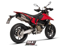 SC Project SC1-S Titanium Underseat Silencers for Ducati Hypermotard 698 2024-2026