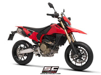 SC Project SC1-S Titanium Underseat Silencers for Ducati Hypermotard 698 2024-2026