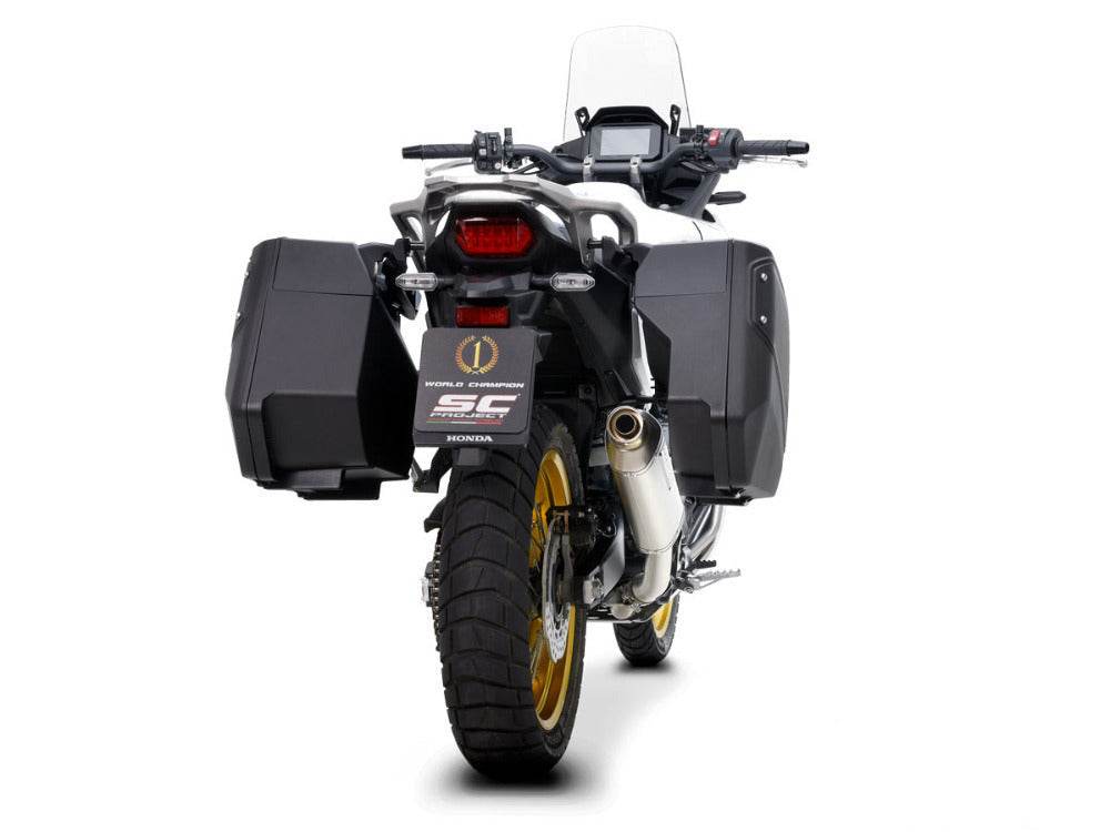 SC Project Titanium Rally Raid Silencer Honda XL 750 Transalp 2023-24 - Motorcycle Performance Store