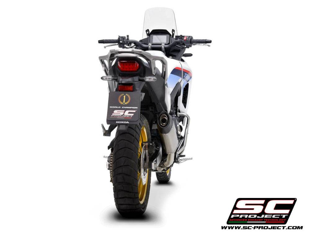 SC Project X-Plorer II Carbon Silencer Honda XL 750 Transalp 2023-24 - Motorcycle Performance Store