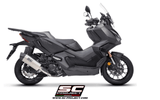 SC Project X-Plorer II GT Titanium Silencer Honda ADV 350 2022-24 - Motorcycle Performance Store