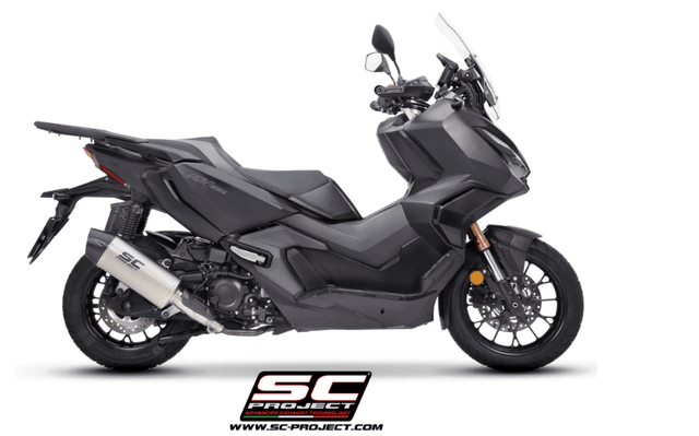 SC Project X-Plorer II GT Titanium Silencer Honda ADV 350 2022-24 - Motorcycle Performance Store