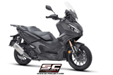 SC Project X-Plorer II GT Titanium Silencer Honda ADV 350 2022-24 - Motorcycle Performance Store