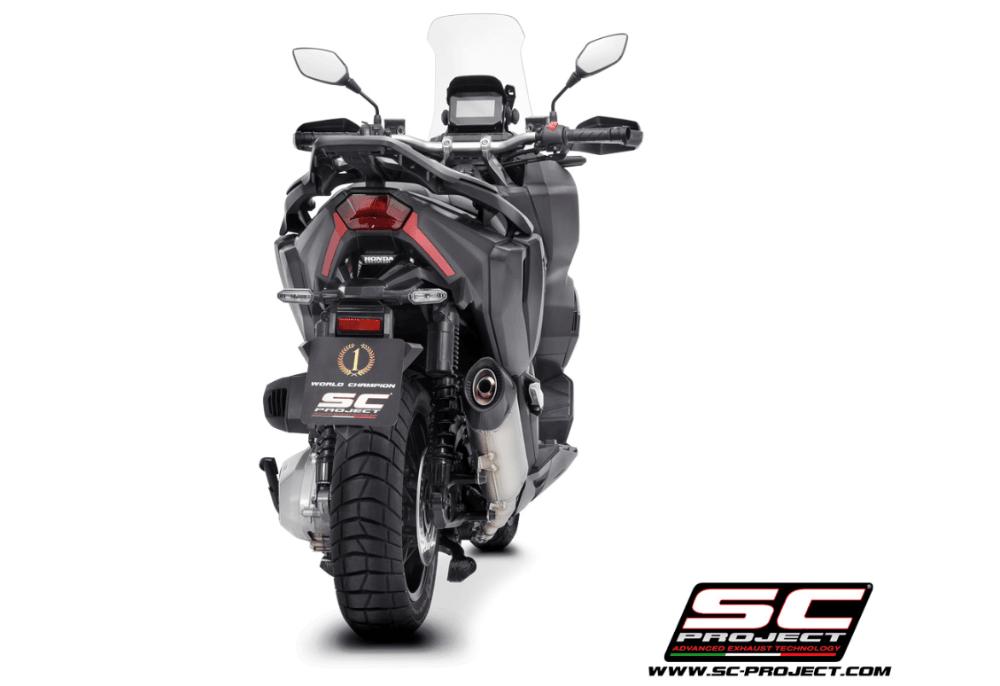 SC Project X-Plorer II GT Titanium Silencer Honda ADV 350 2022-24 - Motorcycle Performance Store