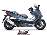 SC Project X-Plorer II GT Titanium Silencer Honda Forza 350 2021-24 - Motorcycle Performance Store