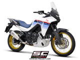 SC Project X-Plorer II Titanium Silencer Honda XL 750 Transalp 2023-24 - Motorcycle Performance Store