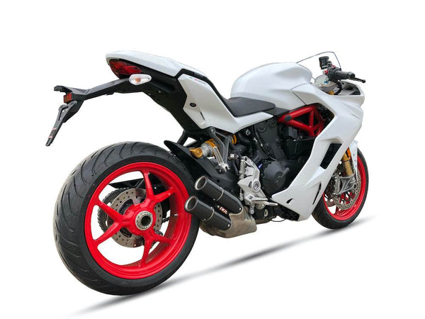 IXIL SX1 Super Xtrem Dual Slip-On Silencer for the Ducati Supersport 950 (2022-24). Available at Motorcycle Performance Store.
