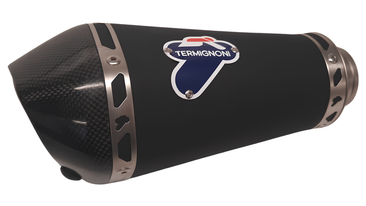 Termignoni Full Exhaust System with 9 Style Options for the Honda CB650R. Available at Motorcycle Performance Store.