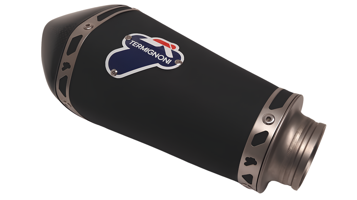 Termignoni Full Exhaust System with 9 Style Options for the Honda CB650R. Available at Motorcycle Performance Store.