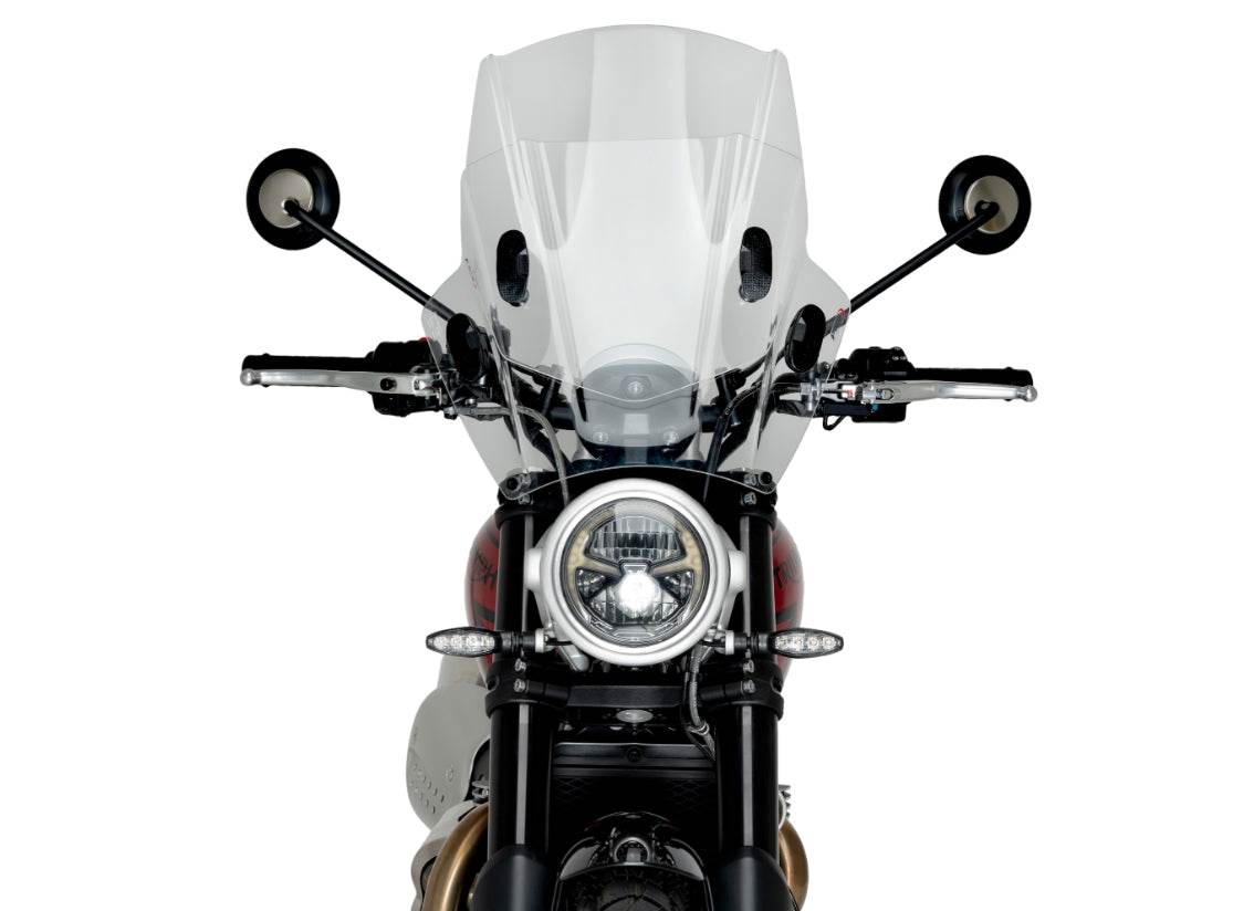 Puig Up & Down Screen Triumph Scrambler 1200 X 2024-25 - Motorcycle Performance Store