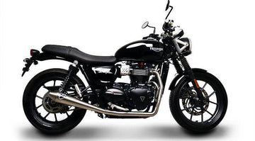 Termignoni Conical Slip on Silencers - Triumph Thruxton 1200 R / RS 2016-21 - Motorcycle Performance Store