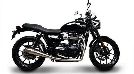 Termignoni Conical Slip on Silencers - Triumph Thruxton 1200 R / RS 2016-21 - Motorcycle Performance Store
