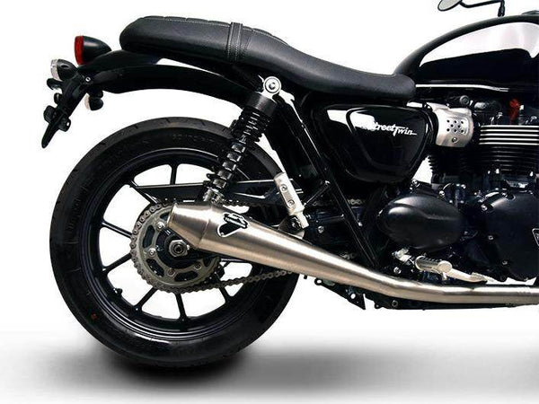 Termignoni Conical Slip on Silencers - Triumph Thruxton 1200 R / RS 2016-21 - Motorcycle Performance Store