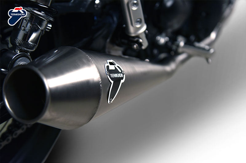 Termignoni  Conical Slip on Silencers - Triumph Thruxton 1200 R / RS 2016-21