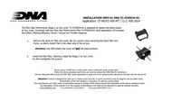 DNA Stage 2 air box cover with vented high-flow intake design for CF Moto IBEX 450