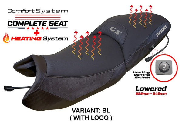 TPZ Italia Dorfen Lowered Heated Complete Seat BMW R1300GS 2023-25 - Motorcycle Seat Covers