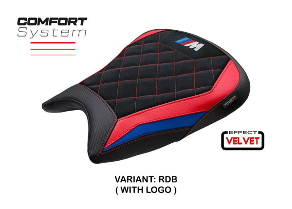 TPZ Italia Melk Velvet Comfort System Seat Cover BMW M1000RR 2023-26 - Motorcycle Seat Covers