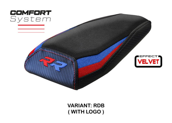 TPZ Italia Riesa Velvet Comfort System Seat Cover BMW M1000RR 2023-26 - Motorcycle Seat Covers