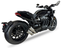 IXIL Race Xtrem carbon decat exhaust Triumph Rocket 3 R GT 2025-2026 dual stainless steel silencers