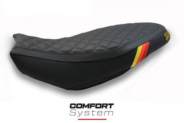TPZ Italia Vintage Comfort Seat Cover Ducati Scrambler 1100 2018-24 - Motorcycle Performance Store
