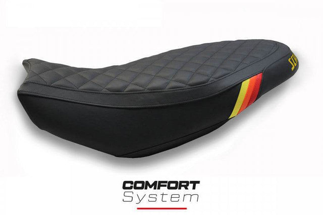 TPZ Italia Vintage Comfort Seat Cover Ducati Scrambler 1100 2018-24 - Motorcycle Performance Store