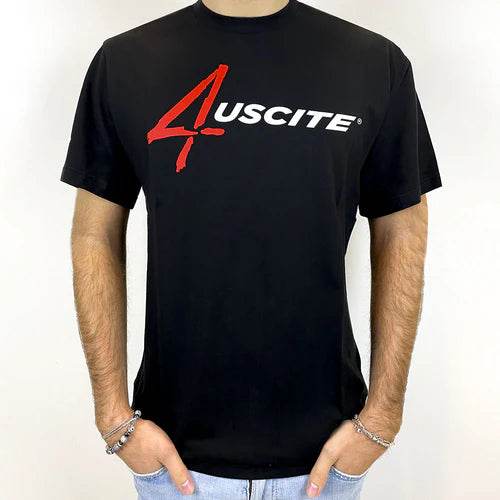 Termignoni 4USCITE Black T-Shirt - Motorcycle Performance Store