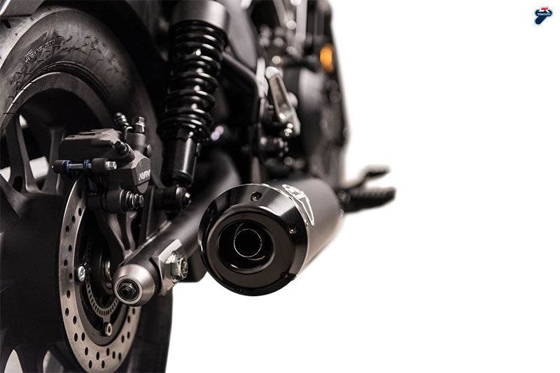 Termignoni Black Stainless Steel Silencer HONDA CMX500 REBEL 2018-21 - Motorcycle Performance Store