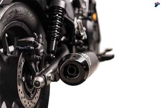 Termignoni Black Stainless Steel Silencer HONDA CMX500 REBEL 2018-21 - Motorcycle Performance Store