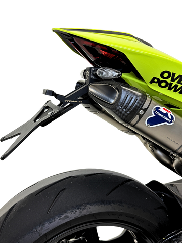 Termignoni Black Titanium Tail Tidy Ducati Streetfighter V4 2025-26 - Motorcycle Performance Exhausts