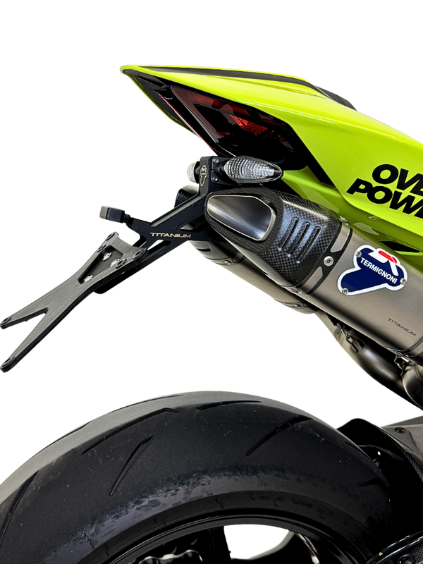 Termignoni Black Titanium Tail Tidy Ducati Streetfighter V4 2025-26 - Motorcycle Performance Exhausts