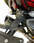 Termignoni Black Titanium Tail Tidy Ducati Streetfighter V4 2025-26 - Motorcycle Performance Exhausts