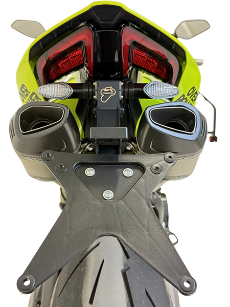 Termignoni Black Titanium Tail Tidy Ducati Streetfighter V4 2025-26 - Motorcycle Performance Exhausts