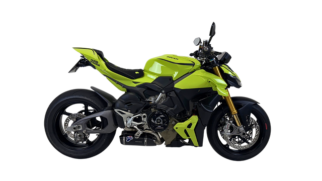 Termignoni Black Titanium Underbelly Silencers Ducati Streetfighter V4 2025-26 - Full Exhaust System