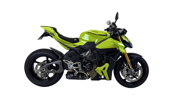 Termignoni Black Titanium Underbelly Silencers Ducati Streetfighter V4 2025-26 - Full Exhaust System