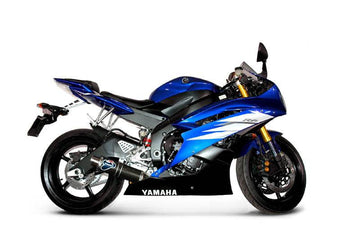 Termignoni Carbon Low Level Silencer - Yamaha YZF600 R6 2006-20 - Motorcycle Performance Store