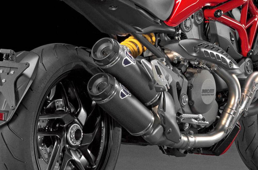 Termignoni Carbon Racing Silencer Kit Ducati Monster 821 2015-17 - Motorcycle Performance Store