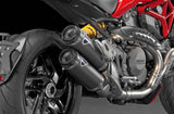 Termignoni Carbon Racing Silencer Kit Ducati Monster 821 2015-17 - Motorcycle Performance Store