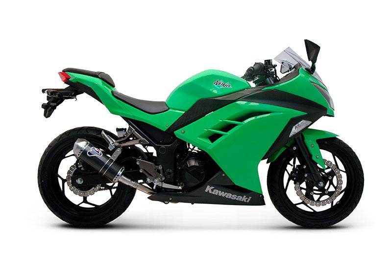 Termignoni Carbon Relevance Silencer Kawasaki Ninja 300 R 2012-16 - Motorcycle Performance Store