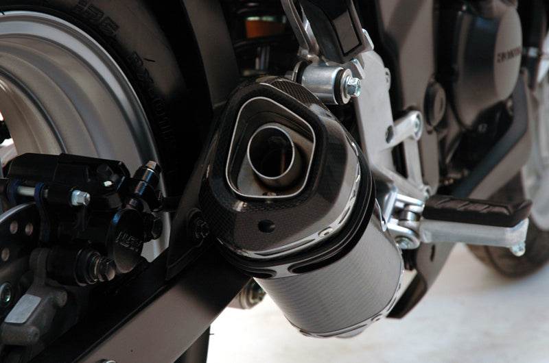 Termignoni Carbon Silencer Carbon End Cap HONDA CBR250R 2011-14 - Motorcycle Performance Store